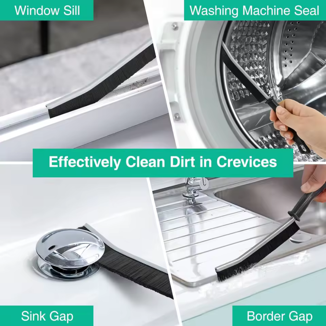 Vikarto Multifunctional High-Quality Gap Cleaning Brush with Free Sticky Hooks