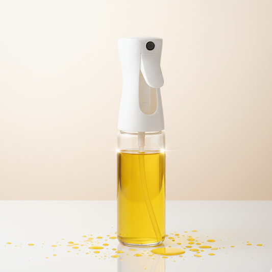 Vikarto Oil Sprayer Dispenser for Cooking - 250ml Premium Glass Bottle