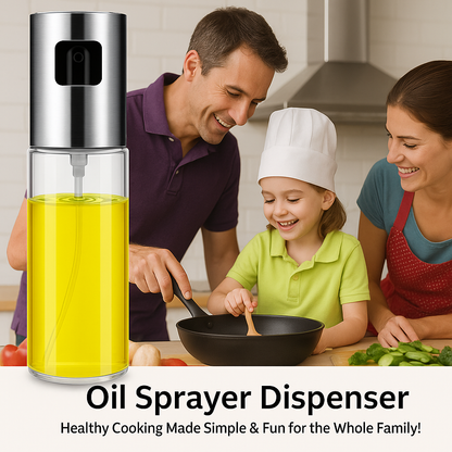 Vikarto Oil Sprayer Dispenser for Cooking - 100ml Premium Glass Bottle